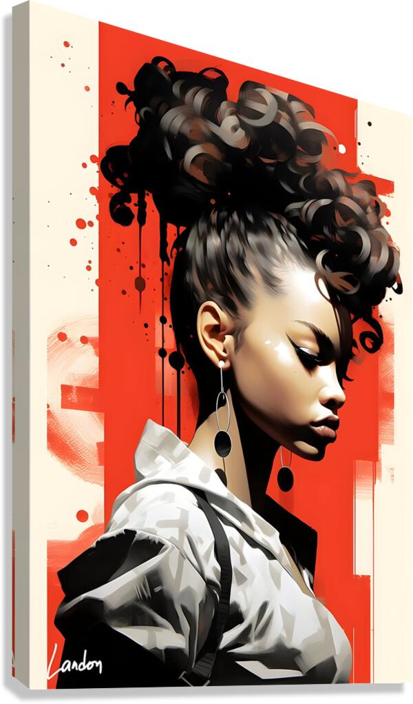 Tahitian Love 1 Canvas Print