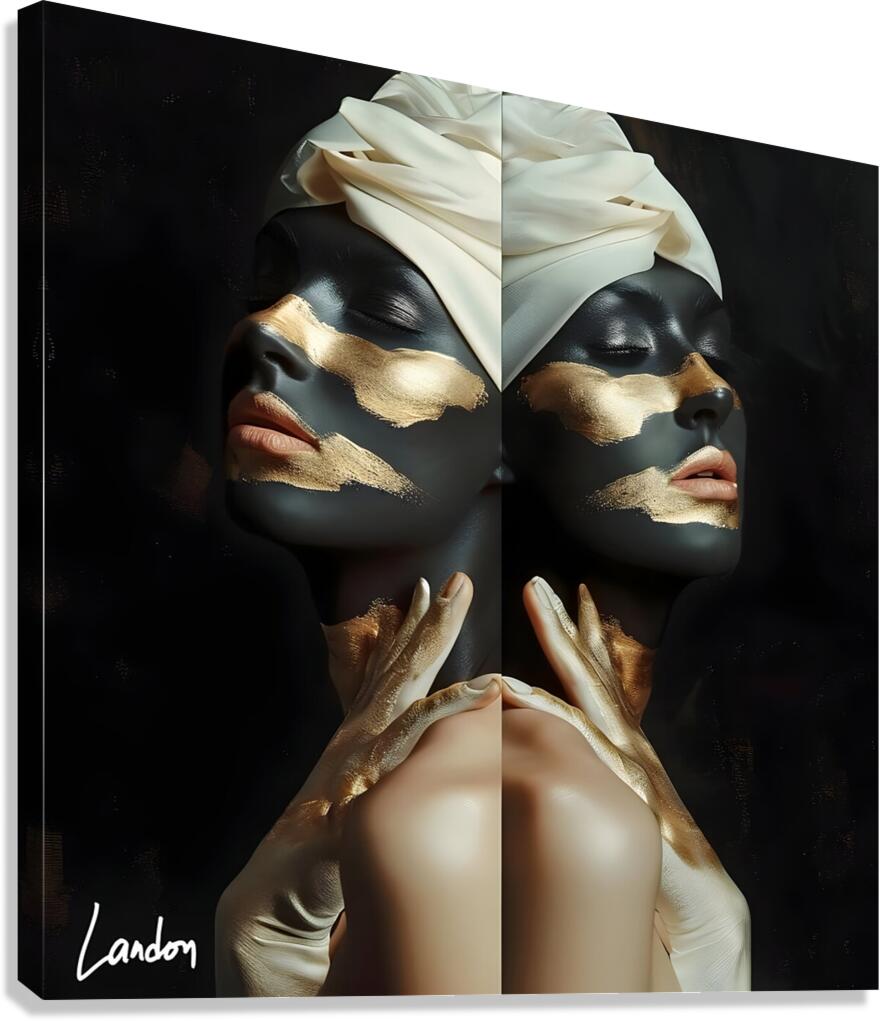 Duplicated 3 Canvas Print