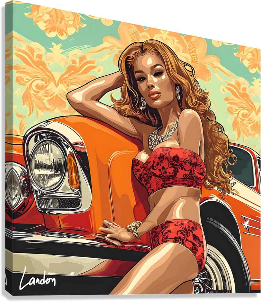 Luxury Woman 2 Canvas Print