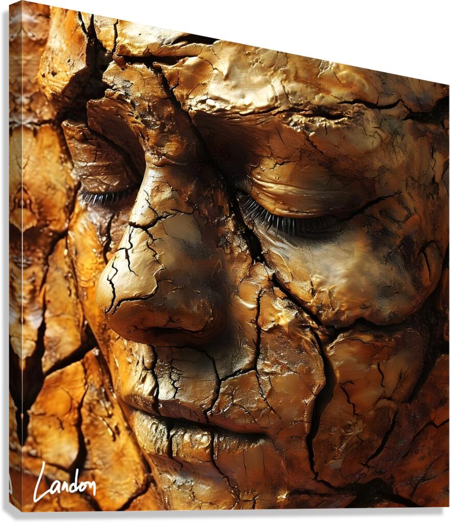 Cracked 3 Canvas Print