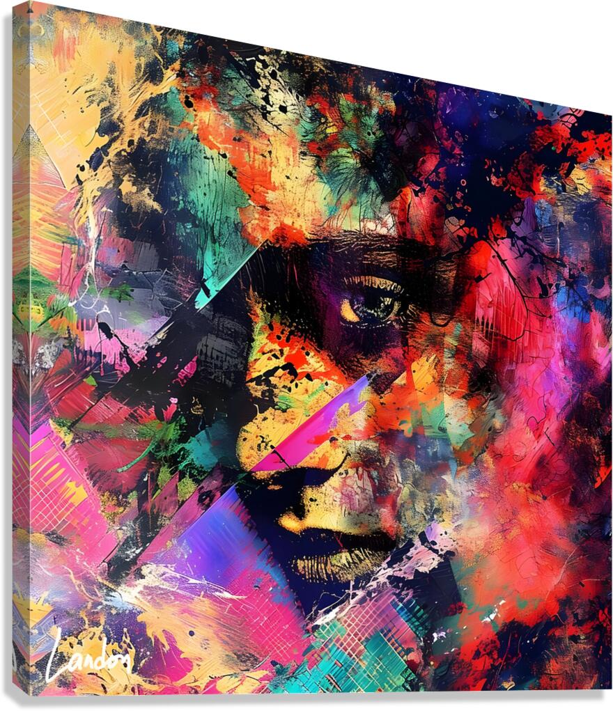Abstract Portrait 1 Canvas Print