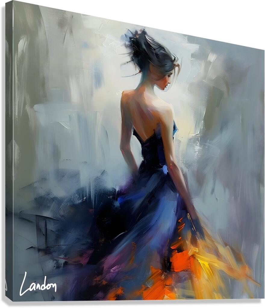 Evocative Dancer 2 Canvas Print