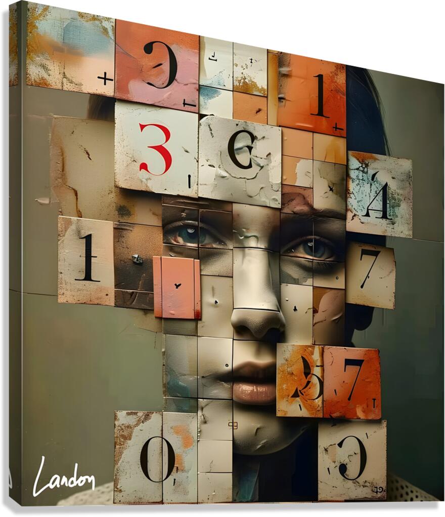 Beautiful Numbers 2 Canvas Print