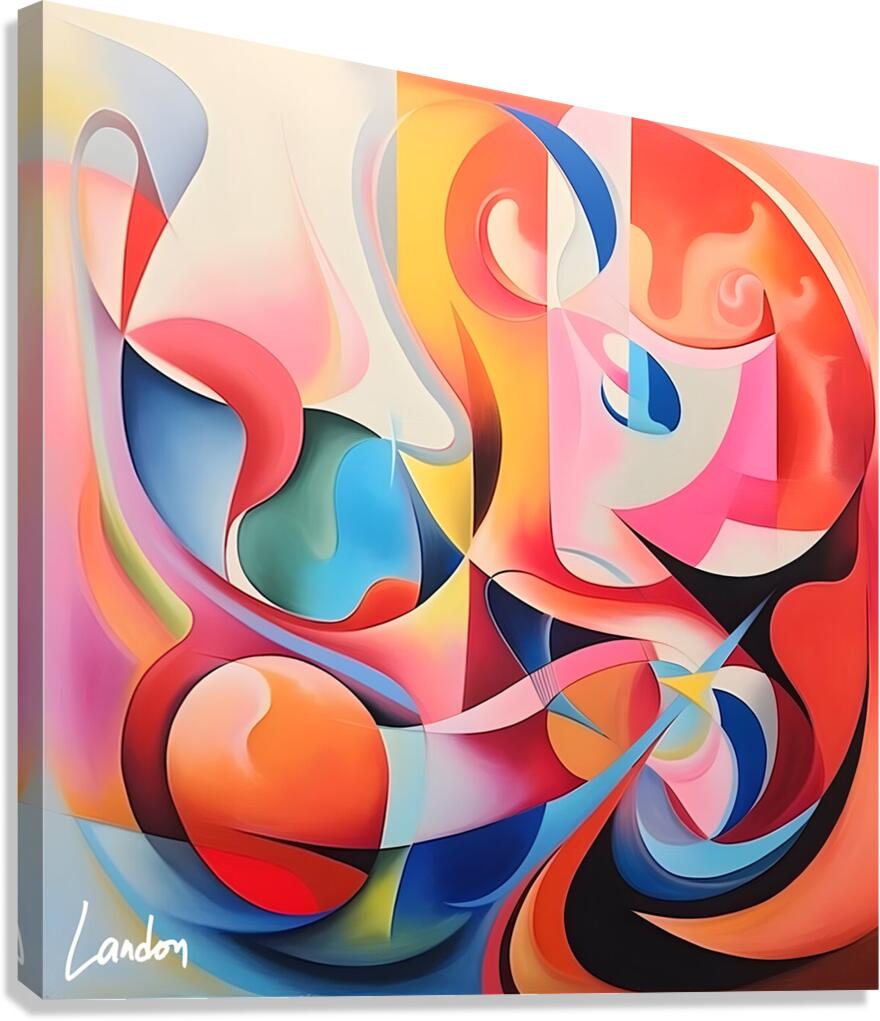 Symbolic Abstract  3 Canvas Print