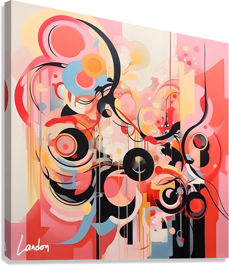 Symbolic Abstract 4 Canvas Print