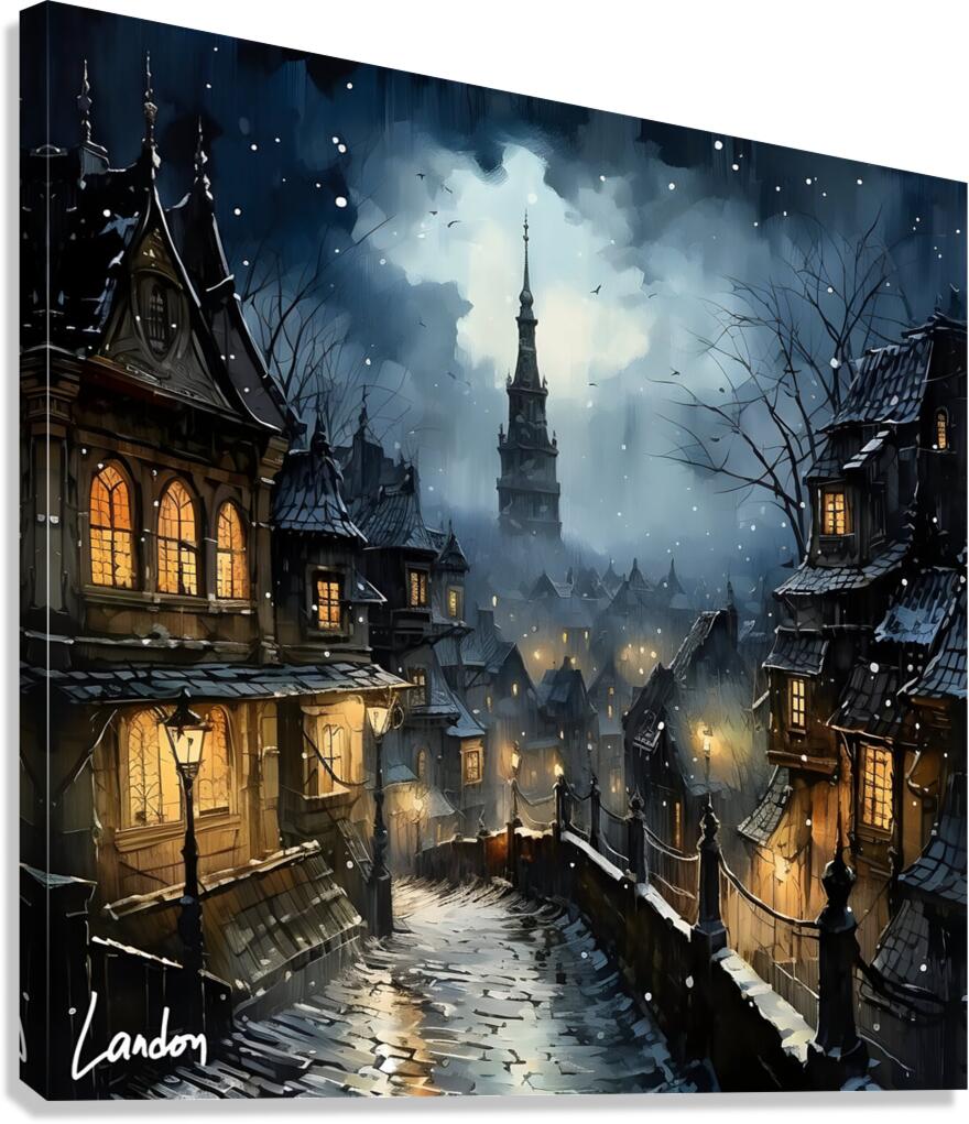 Urban Night 2 Canvas Print