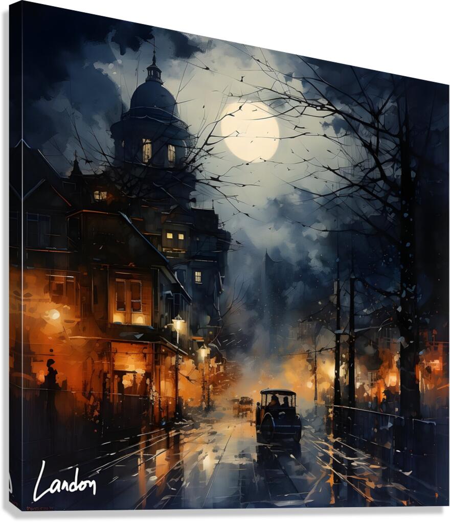 Urban Night 3 Canvas Print