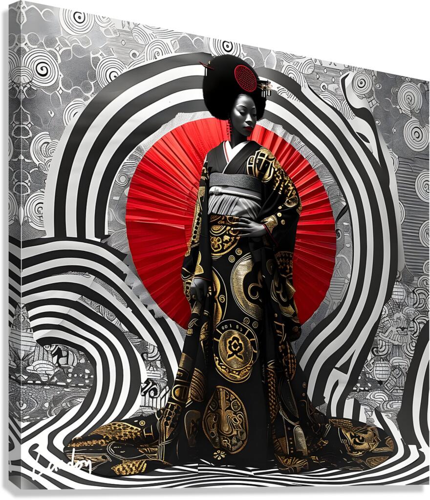 She Is Op Beauty 8 Canvas Print