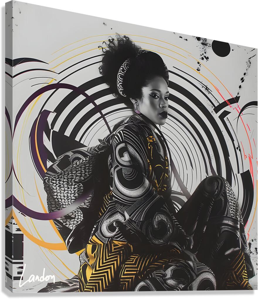 She Is Op Beauty 7 Canvas Print