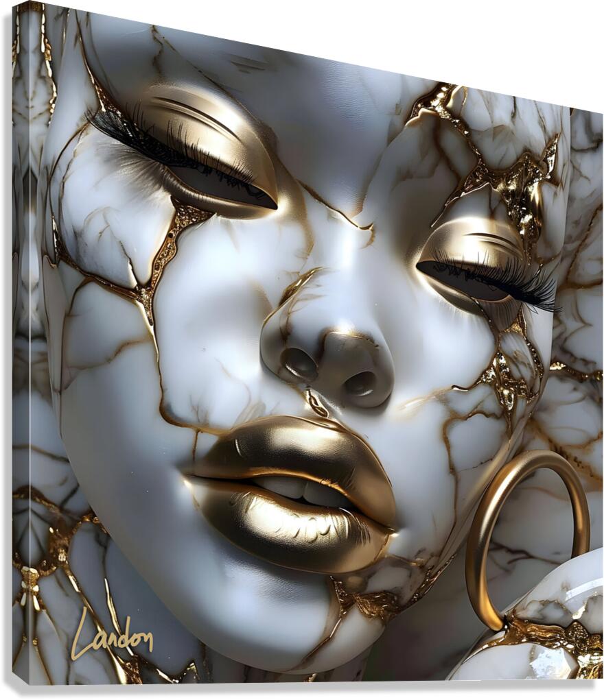 Porcelain Babe 4 Canvas Print