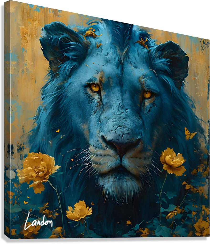 Leo the Zodiac Lion 2 Canvas Print