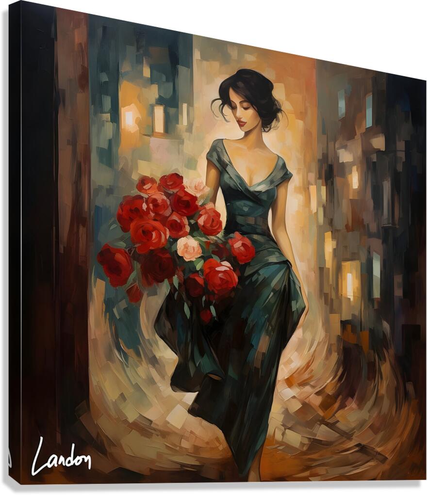 Her Flowers 5 Canvas Print