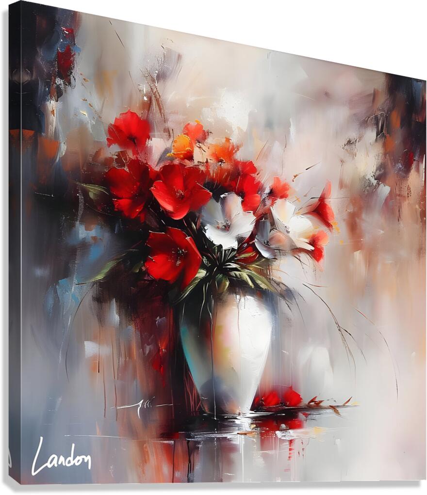 Her Flowers Canvas Print