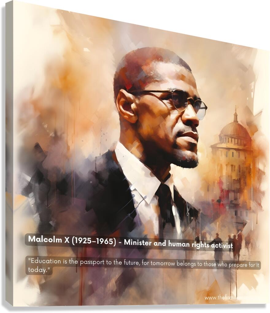 Malcolm X Canvas Print