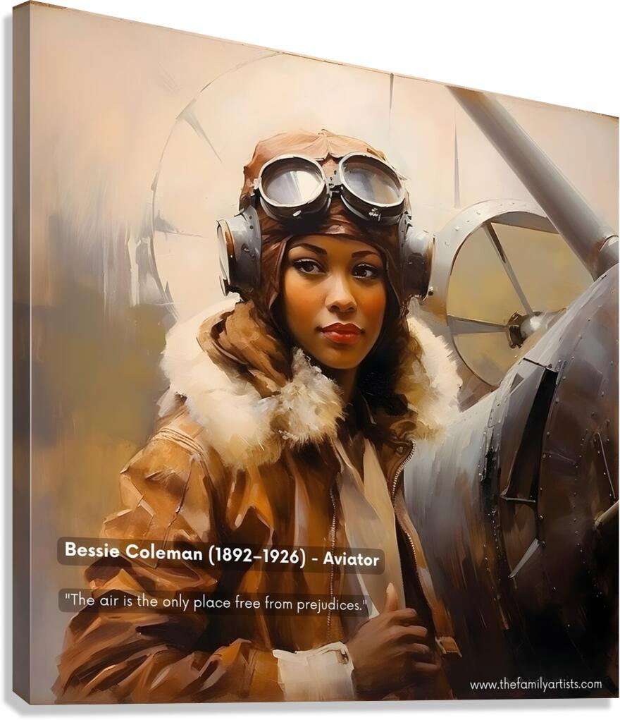Bessie Coleman Canvas Print