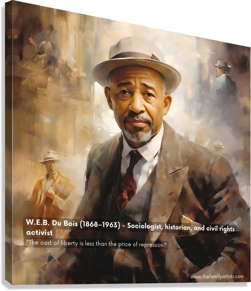 W.E.B. Du Bois Canvas Print