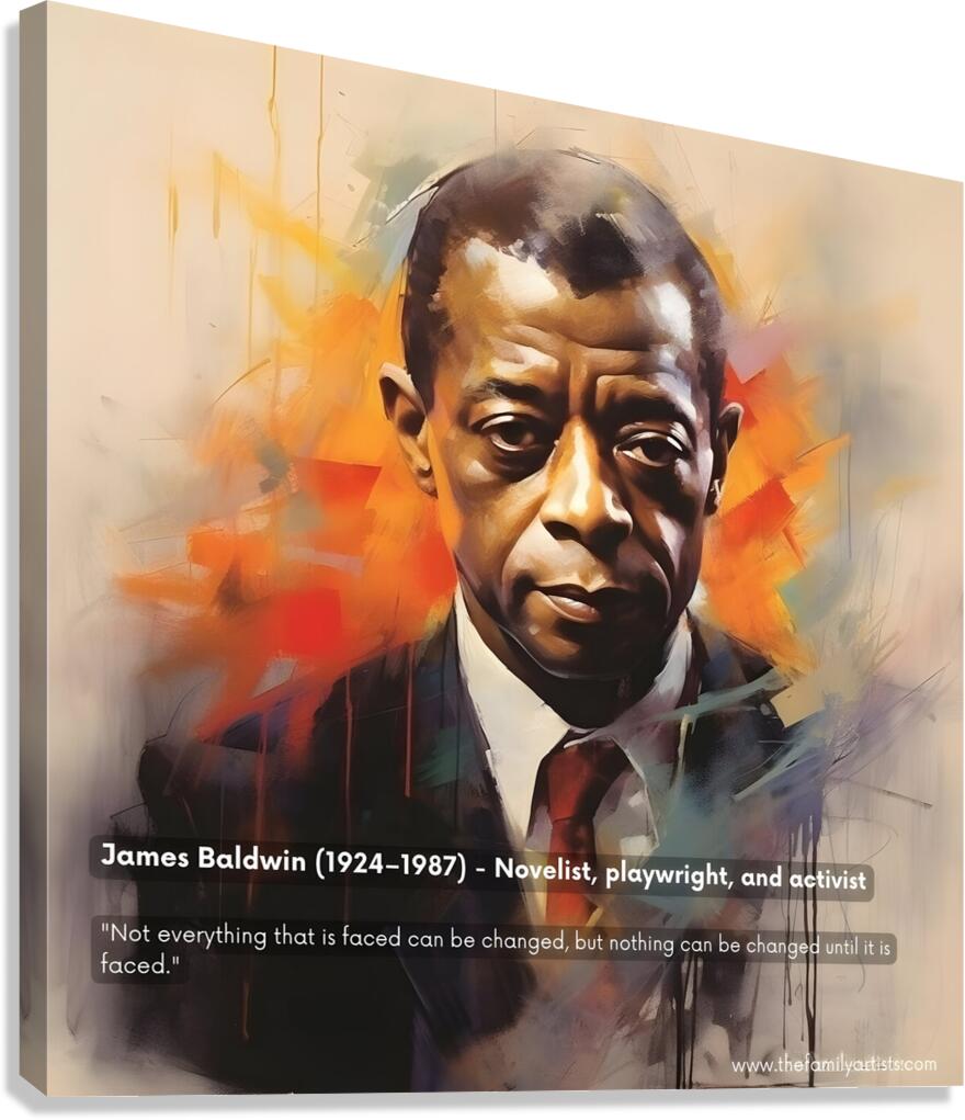 James Baldwin Canvas Print