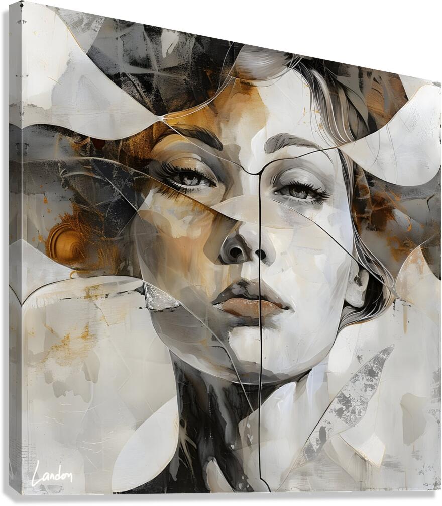 Shards of Serenity 1 Canvas Print