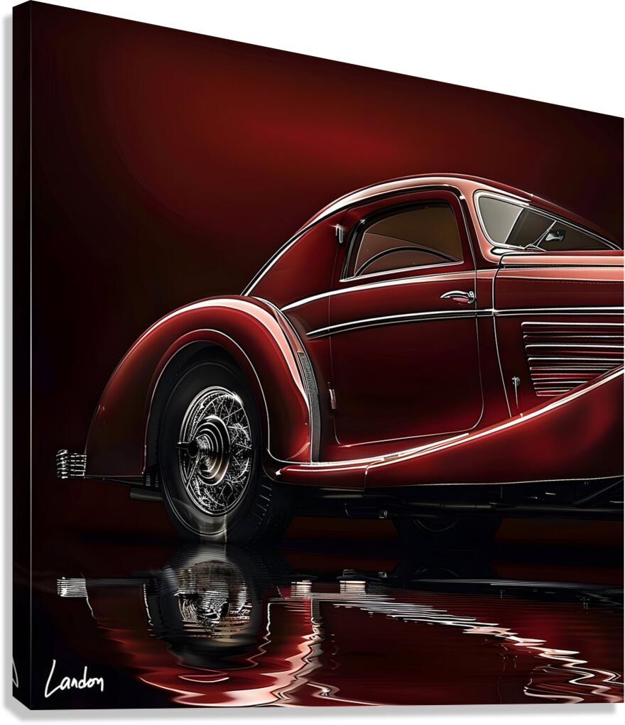 A Classic Car 4 Canvas Print