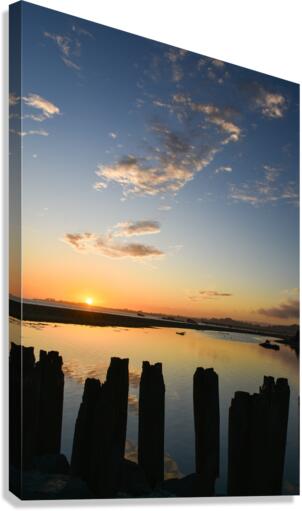 Seacliff Beach Sunset Canvas Print