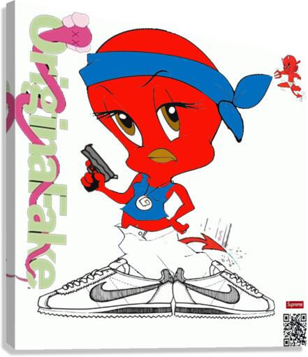 birdred Canvas Print