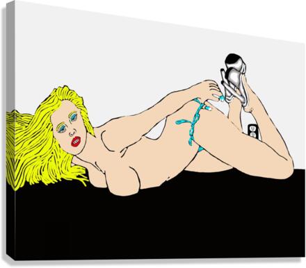 Stripper Canvas Print