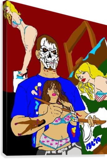 Artist Canvas Print
