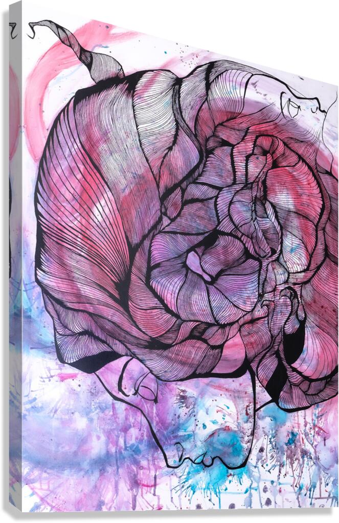 Two Face Canvas Print