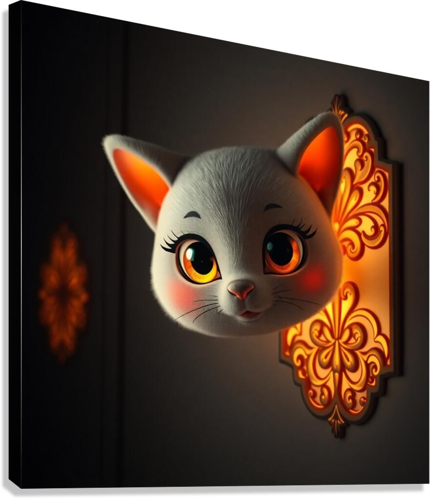 Intense dramatic lighting Canvas Print