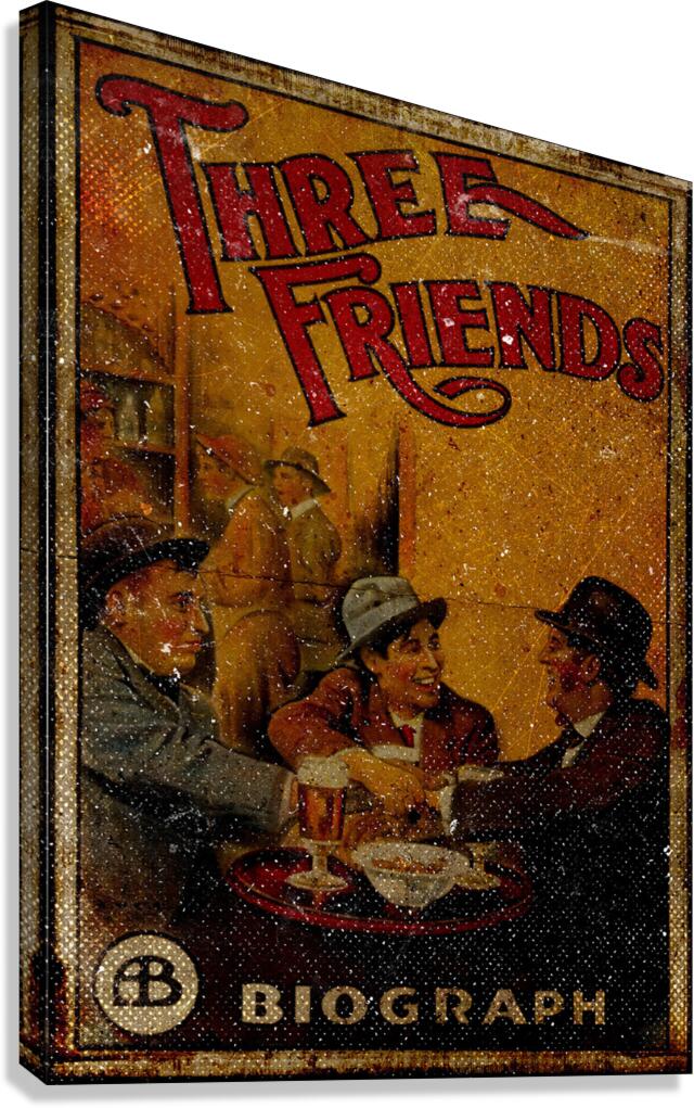 Three Friends 1913 Canvas Print