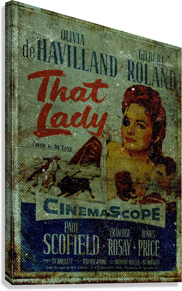 That Lady Canvas Print