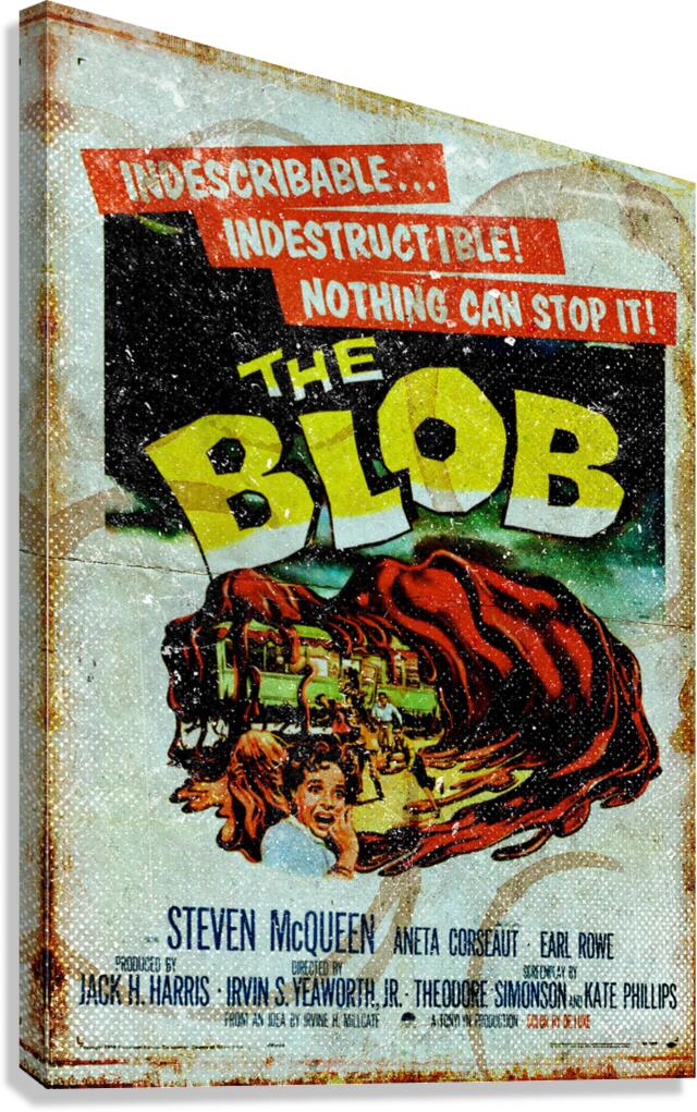 The Blob Canvas Print