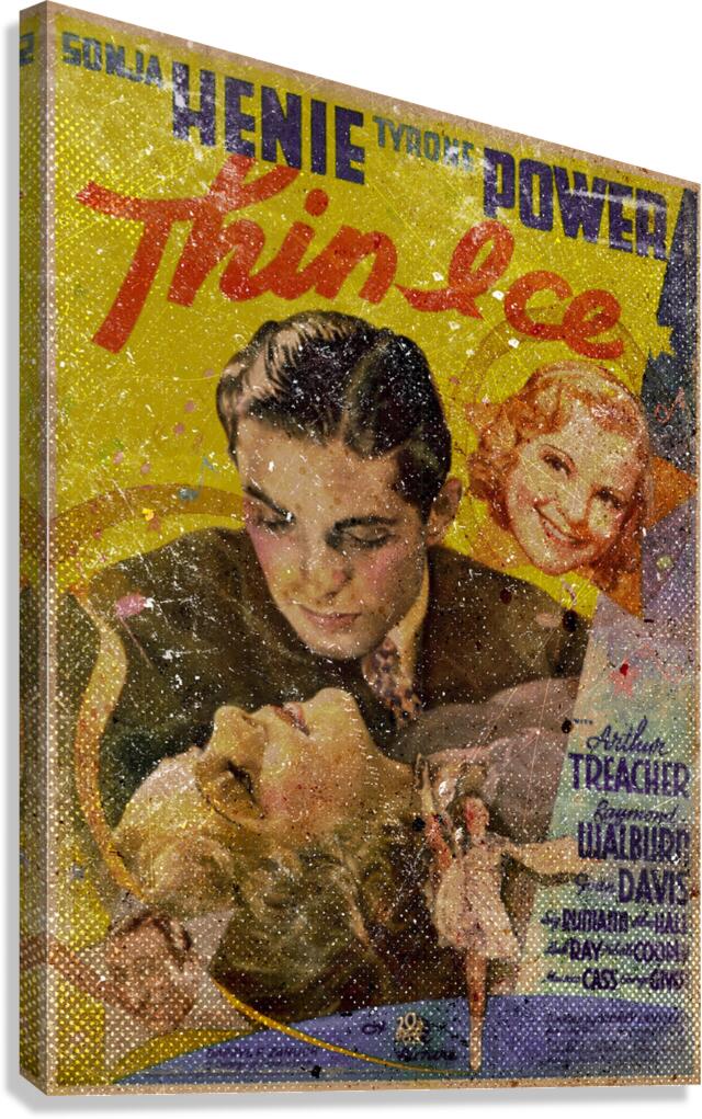 Thin Ice 1937 Canvas Print