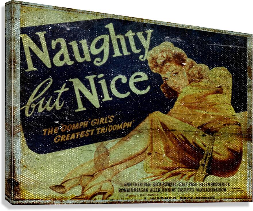 Naughty but Nice Canvas Print