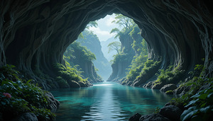 Cave Haven: A Tranquil Escape into Natures Embrace