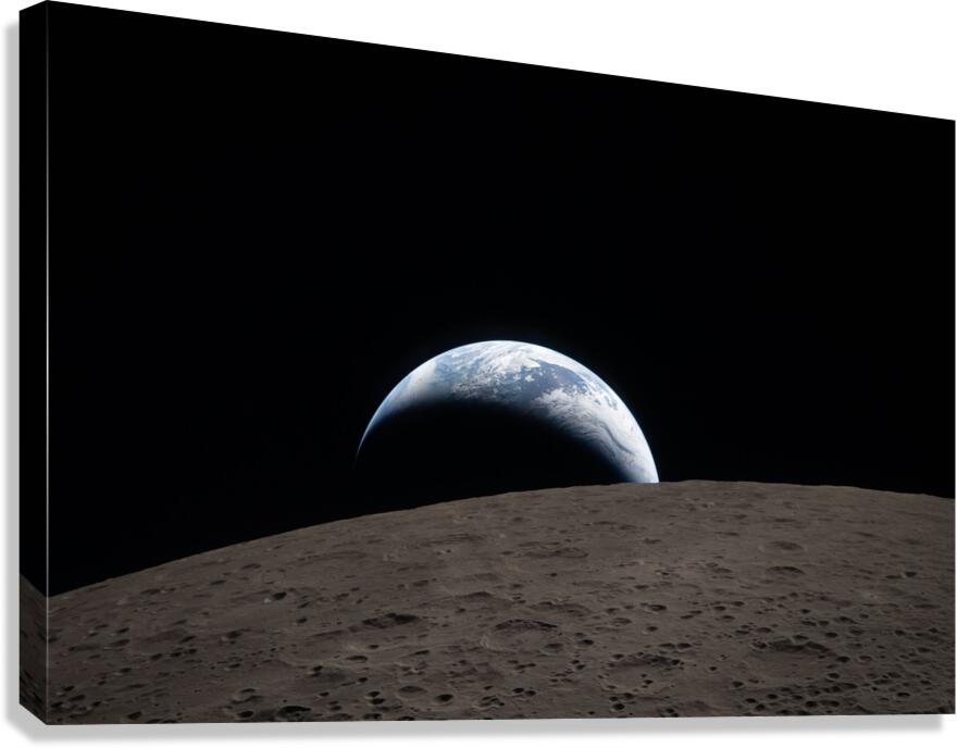 Earthset Canvas Print