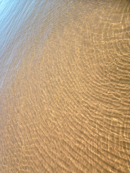 lake superior ripples by Barbara With