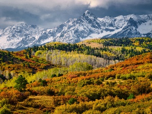 Mount Sneffels in autumn