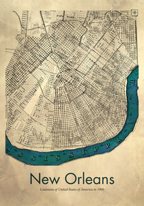 New Orleans map