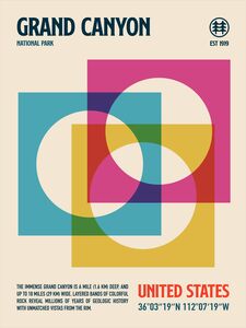 Grand Canyon National Park Travel Poster