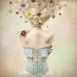 Girl of the flower garden