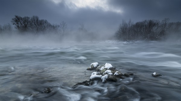 Frosty morning at the river by 1x