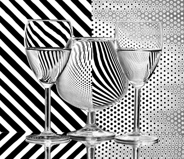 Dots and stripes Print