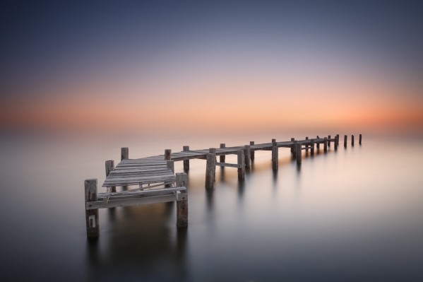 Old pier II Print