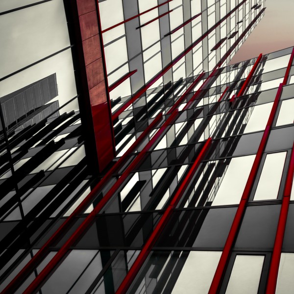 red lines by Gilbert Claes  Print