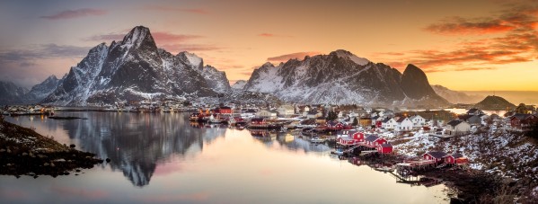 Reine Morning Light Print