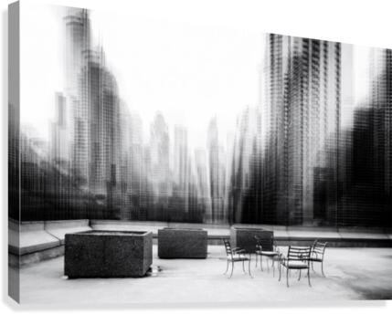 the terrace  Canvas Print