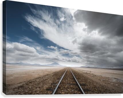 the long road Canvas Print