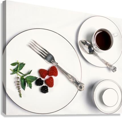 Berries and Mint Canvas Print