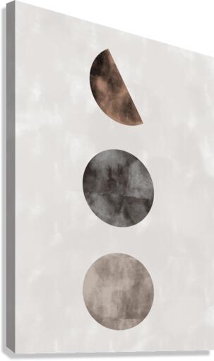 geo_3 amigos_002_brown Canvas Print